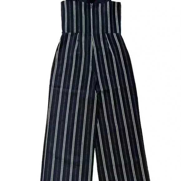 Cupcakes and Cashmere Womens Navy Green Striped Jumpsuit Size 2 NWT MSRP… - Picture 5 of 7